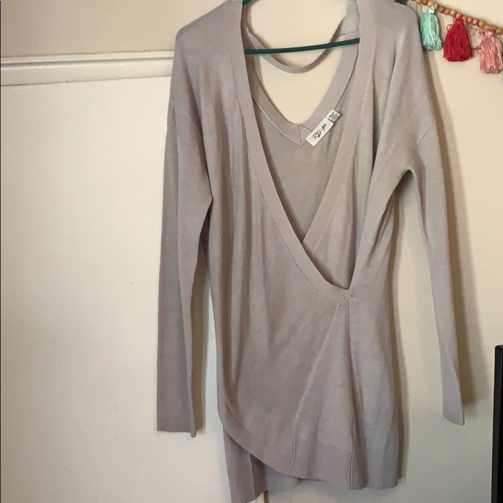Blush/tan sweater